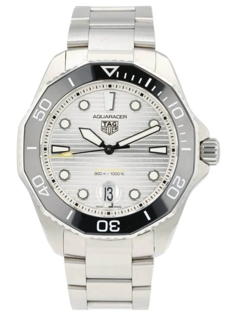 Tag Heuer Aquaracer Gray Dial Stainless Steel 43mm Automatic Mens Watch WBP201C